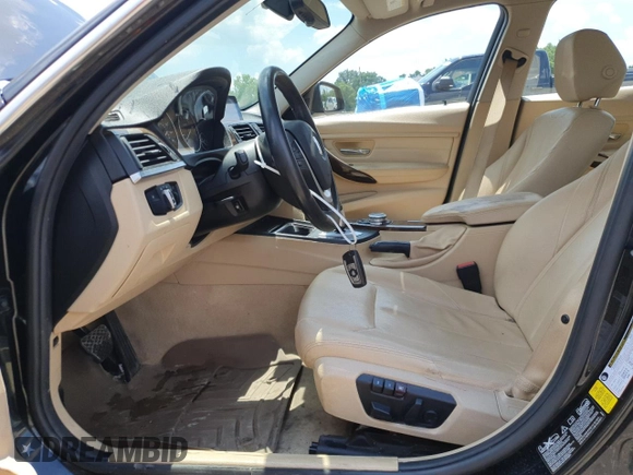 2015 BMW 3 Series 328i xDrive with VIN WBA3B3C5XFJ984550, listed as a Copart auction lot 63096835 with 127,931 mi miles and Clean title. Bid and sale history available at DreamBid. Image 7.