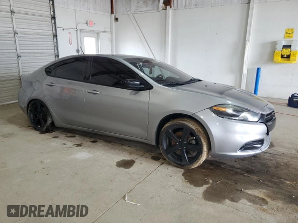 2015 Dodge Dart SXT with VIN 1C3CDFBB4FD112910, listed as a Copart auction lot 55922985 with 197,615 mi miles and Salvage title. Bid and sale history available at DreamBid. Image 4.