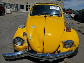 1970 Volkswagen Beetle with VIN 1102216344, listed as a Copart auction lot 66714184 with 14,189 mi miles and Salvage Title. Bid and sale history available at DreamBid. Image 5.