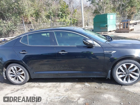 2015 Kia Optima SX Turbo with VIN 5XXGR4A67FG407786, listed as a IAAI auction lot 41606324 with 194,837 mi miles. Bid and sale history available at carsss.com. Image 13.
