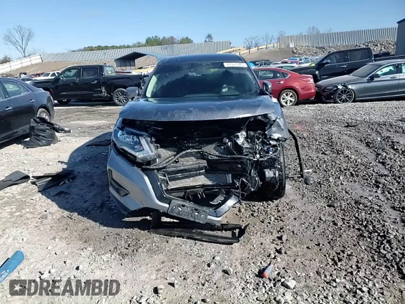 2019 Nissan Rogue SV with VIN KNMAT2MV5KP500355, listed as a Copart auction lot 87527085 with 0 mi miles and Salvage Title. Bid and sale history available at carsss.com. Image 14.