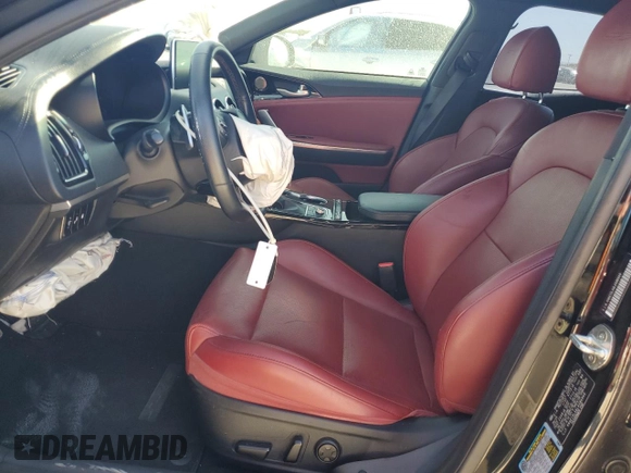 2020 Kia Stinger GT-Line with VIN KNAE15LA6L6086949, listed as a Copart auction lot 47809245 with 69,586 mi miles and Salvage Title. Bid and sale history available at DreamBid. Image 7.