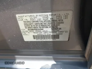 2010 Nissan Sentra S with VIN 3N1AB6AP6AL641044, listed as a IAAI auction lot 41859790 with Not Provided miles and . Bid and sale history available at carsss.com. Image 9.
