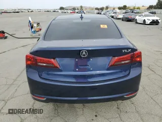 2015 Acura TLX Technology with VIN 19UUB2F51FA019378, listed as a Copart auction lot 54581335 with 91,899 mi miles and Salvage title. Bid and sale history available at DreamBid. Image 6.