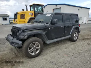 2021 Jeep Wrangler Unlimited Sahara с VIN 1C4HJXEN3MW552091, выставлен на аукционе Copart как лот 57089415 с пробегом 78 843 миль миль и Списание • Salvage title. История ставок и продаж доступна на DreamBid. Изображение 1.