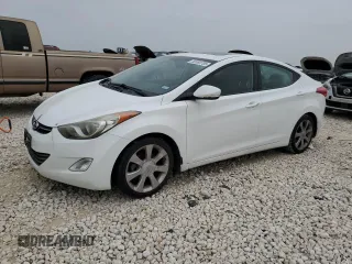 2013 Hyundai Elantra GLS z VIN 5NPDH4AE1DH423061, wystawiony jako Copart lot #50559705 z przebiegiem 121 016 mil mil oraz Czysty tytuł • Clean title. Historia ofert i sprzedaży dostępna na DreamBid. Obrazek 1.