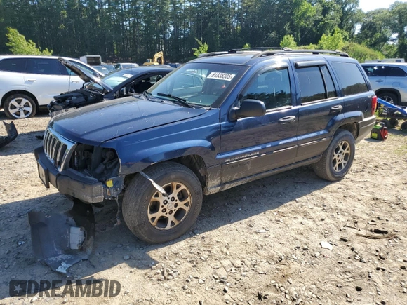 2000 Jeep Grand Cherokee Laredo with VIN 1J4GW48S2YC398116, listed as a Copart auction lot 61828385 with 251,791 mi miles and Clean title. Bid and sale history available at DreamBid. Image 1.