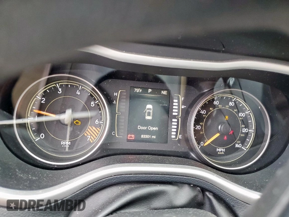 2015 Jeep Cherokee Sport with VIN 1C4PJLAB9FW632112, listed as a Copart auction lot 63265295 with 83,301 mi miles and Salvage title. Bid and sale history available at DreamBid. Image 9.