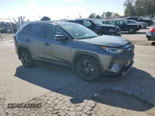 2021 Toyota RAV4 Hybrid XSE with VIN JTME6RFV8MD515368, listed as a Copart auction lot 49928325 with 48,655 mi miles and Salvage Title. Bid and sale history available at carsss.com. Image 4.