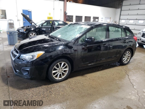 2012 Subaru Impreza Premium with VIN JF1GPAC61CH225863, listed as a Copart auction lot 57714695 with 161,642 mi miles and Clean title. Bid and sale history available at DreamBid. Image 1.