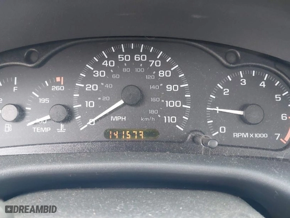 2002 Chevrolet Cavalier with VIN 1G1JC524X27132291, listed as a IAAI auction lot 41496195 with 141,573 mi miles. Bid and sale history available at carsss.com. Image 7.