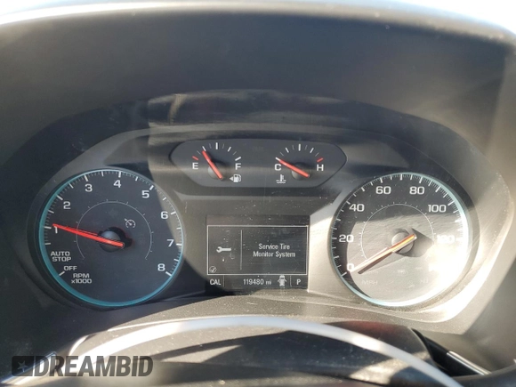 2018 Chevrolet Equinox LT with VIN 3GNAXJEV0JS616468, listed as a Copart auction lot 49066205 with 119,480 mi miles and Salvage Title. Bid and sale history available at carsss.com. Image 9.