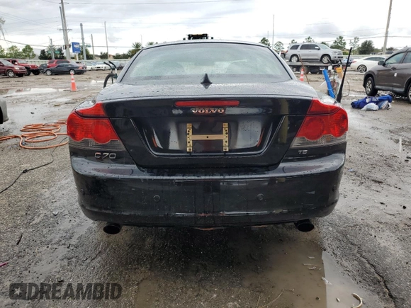 2007 Volvo C70 with VIN YV1MC68217J010617, listed as a Copart auction lot 73732294 with 0 mi miles and Salvage Title. Bid and sale history available at carsss.com. Image 6.