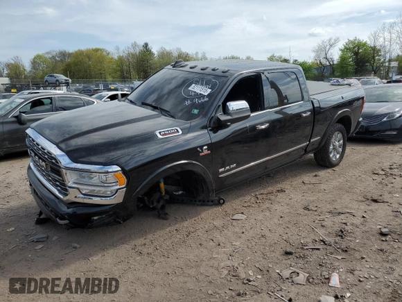 2020 Ram 2500 Limited z VIN 3C6UR5SL1LG109666, wystawiony jako Copart lot #52111515 z przebiegiem 48 068 mil mil oraz Szkoda całkowita • Salvage title. Historia ofert i sprzedaży dostępna na DreamBid. Obrazek 1.