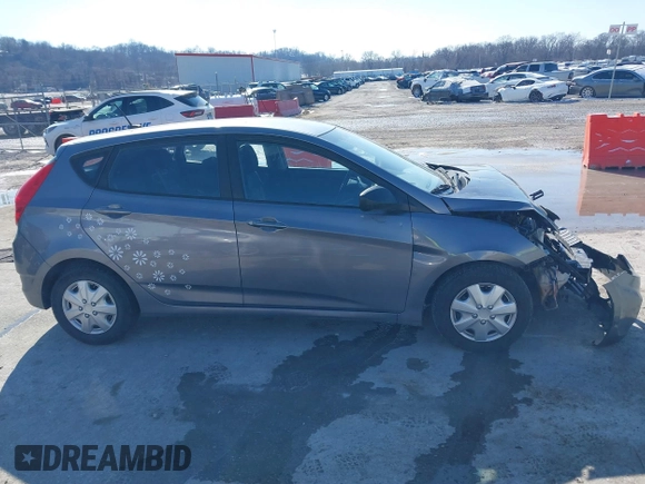 2014 Hyundai Accent GS with VIN KMHCT5AE9EU151393, listed as a IAAI auction lot 41571254 with 163,092 mi miles. Bid and sale history available at carsss.com. Image 14.