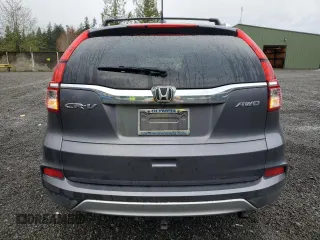 2015 Honda CR-V EX-L with VIN 2HKRM4H79FH661218, listed as a Copart auction lot 52257225 with 107,587 mi miles and Salvage Title. Bid and sale history available at carsss.com. Image 6.