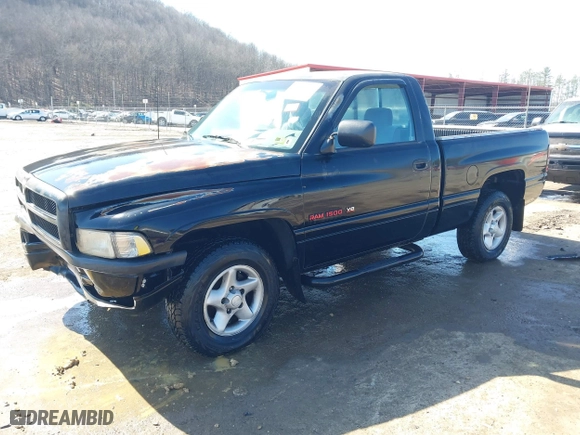 1996 Dodge Ram 1500 with VIN 1B7HC16YXTS701778, listed as a IAAI auction lot 41753120 with 110,204 mi miles. Bid and sale history available at carsss.com. Image 2.