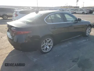 2019 Alfa Romeo Giulia Ti Sport with VIN ZARFAMBN2K7605032, listed as a Copart auction lot 76112464 with 63,046 mi miles and Salvage Title. Bid and sale history available at carsss.com. Image 3.