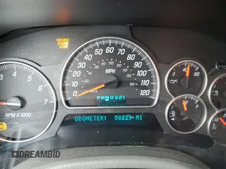 2003 GMC Envoy SLE with VIN 1GKDS13S232236886, listed as a Copart auction lot 43220545 with 58,229 mi miles and Salvage Title. Bid and sale history available at carsss.com. Image 9.