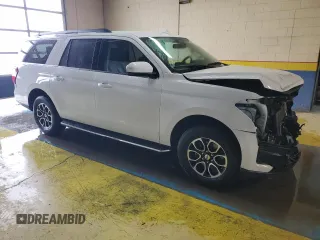 2023 Ford Expedition Max XLT with VIN 1FMJK1H8XPEA11434, listed as a Copart auction lot 89208115 with 51,794 mi miles and Clean title. Bid and sale history available at DreamBid. Image 4.