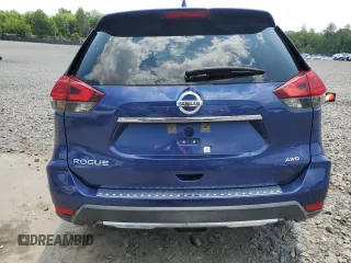 2017 Nissan Rogue SV with VIN KNMAT2MV9HP561152, listed as a Copart auction lot 63405565 with 62,593 mi miles and Salvage title. Bid and sale history available at DreamBid. Image 6.
