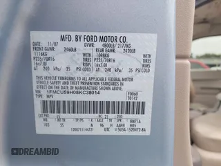 2008 Ford Escape Hybrid with VIN 1FMCU59H08KC38014, listed as a IAAI auction lot 42304980 with 211,671 mi miles and . Bid and sale history available at DreamBid. Image 9.