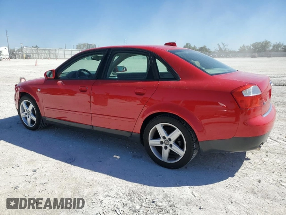 2004 Audi A4 1.8T with VIN WAULC68E14A033951, listed as a Copart auction lot 48209235 with 146,436 mi miles and Salvage Title. Bid and sale history available at carsss.com. Image 2.
