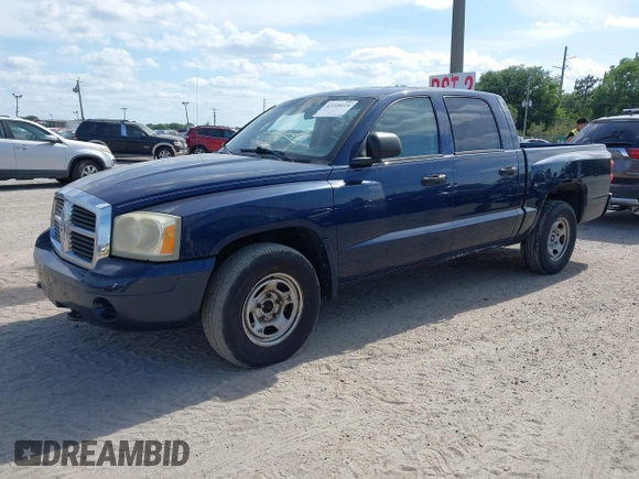2007 Dodge Dakota ST with VIN 1D3HW28PX7S173495, listed as a IAAI auction lot 42168415 with 180,625 mi miles and . Bid and sale history available at carsss.com. Image 2.