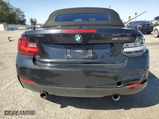 2015 BMW 2 Series M235i with VIN WBA1M1C56FV393730, listed as a Copart auction lot 45348734 with 59,231 mi miles and Salvage Title. Bid and sale history available at carsss.com. Image 6.