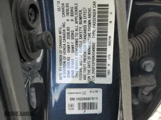 2019 Honda Civic Sedan LX with VIN 2HGFC2F69KH548992, listed as a Copart auction lot 47813115 with 0 mi miles and Salvage Title. Bid and sale history available at carsss.com. Image 14.