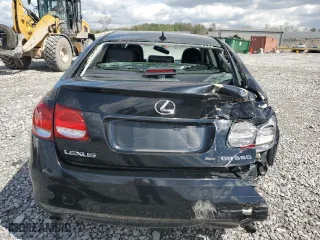 2010 Lexus GS 350 with VIN JTHCE1KS6A0026556, listed as a Copart auction lot 49154445 with 0 mi miles and Salvage Title. Bid and sale history available at carsss.com. Image 6.