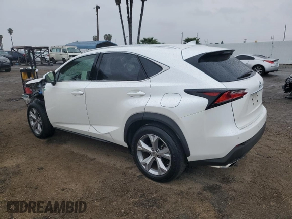 2017 Lexus NX with VIN JTJYARBZ4H2052244, listed as a Copart auction lot 47969575 with 58,228 mi miles and Salvage Title. Bid and sale history available at carsss.com. Image 2.