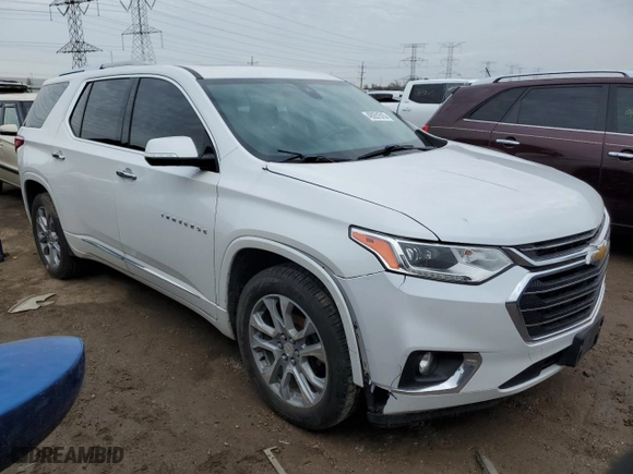 2018 Chevrolet Traverse Premier with VIN 1GNEVJKW9JJ170388, listed as a Copart auction lot 49261515 with 100,155 mi miles and Salvage Title. Bid and sale history available at carsss.com. Image 4.