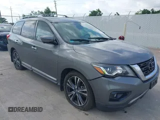 2018 Nissan Pathfinder SV with VIN 5N1DR2MN6JC655915, listed as a IAAI auction lot 42472225 with 66,295 mi miles and . Bid and sale history available at DreamBid. Image 1.