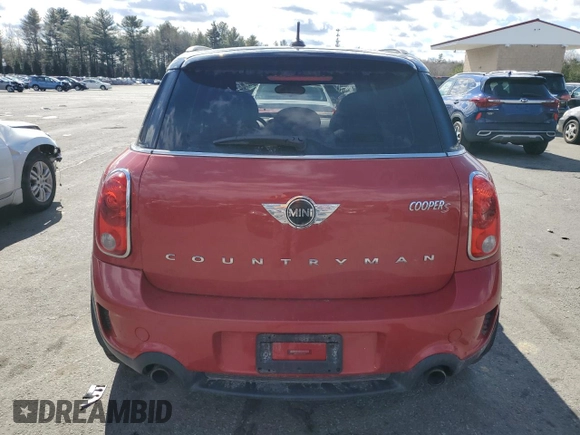 2013 MINI Countryman S ALL4 with VIN WMWZC5C57DWP34038, listed as a Copart auction lot 48013055 with 141,751 mi miles and Salvage Title. Bid and sale history available at DreamBid. Image 6.
