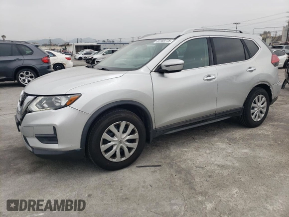 2017 Nissan Rogue SV with VIN 5N1AT2MN0HC751196, listed as a Copart auction lot 53169775 with 200,029 mi miles and Salvage Title. Bid and sale history available at carsss.com. Image 1.
