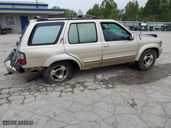 1997 Infiniti QX4 with VIN JNRAR05Y1VW016494, listed as a Copart auction lot 73627434 with 270857 miles and Salvage Title. Bid and sale history available at carsss.com. Image 3.