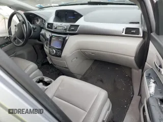 2014 Honda Odyssey EX-L with VIN 5FNRL5H69EB063028, listed as a Copart auction lot 43431935 with 118,426 mi miles and Salvage Title. Bid and sale history available at DreamBid. Image 8.