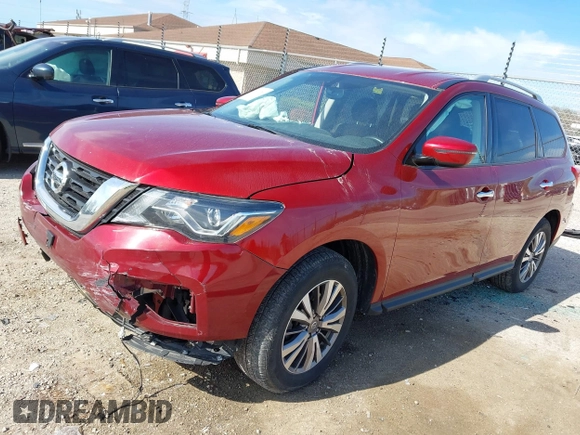 2020 Nissan Pathfinder SV with VIN 5N1DR2BM3LC612775, listed as a IAAI auction lot 42203759 with 85,247 mi miles and . Bid and sale history available at DreamBid. Image 2.