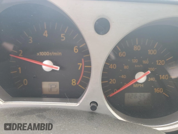 2003 Nissan 350Z with VIN JN1AZ34D73T103916, listed as a Copart auction lot 73709474 with 126,353 mi miles and Salvage Title. Bid and sale history available at carsss.com. Image 9.