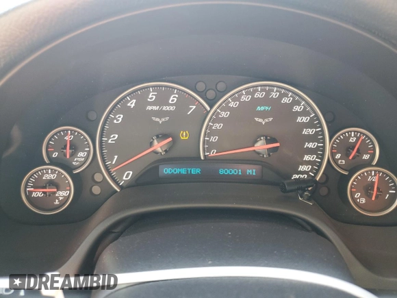 2011 Chevrolet Corvette Z16 Grand Sport 3LT with VIN 1G1YW2DW5B5112352, listed as a Copart auction lot 80313194 with 80,001 mi miles and Salvage title. Bid and sale history available at DreamBid. Image 9.