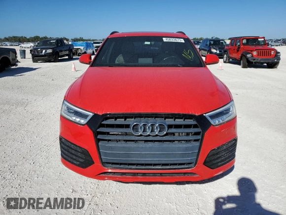 2017 Audi Q3 Prestige with VIN WA1GCCFSXHR006843, listed as a Copart auction lot 45033673 with 0 mi miles. Bid and sale history available at carsss.com. Image 5.