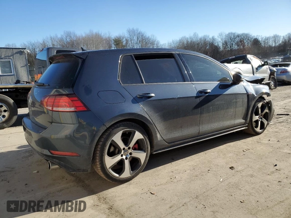 2019 Volkswagen Golf GTI S with VIN 3VW5T7AU8KM025409, listed as a Copart auction lot 41352454 with 0 mi miles. Bid and sale history available at carsss.com. Image 3.