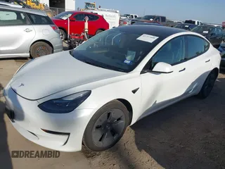2023 Tesla Model 3 with VIN 5YJ3E1EAXPF436212, listed as a IAAI auction lot 41727400 with 81,011 mi miles and . Bid and sale history available at carsss.com. Image 21.