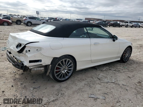 2017 Mercedes-Benz C 300 with VIN WDDWK4JB6HF520973, listed as a Copart auction lot 85326424 with 34,825 mi miles and Salvage Title. Bid and sale history available at DreamBid. Image 3.
