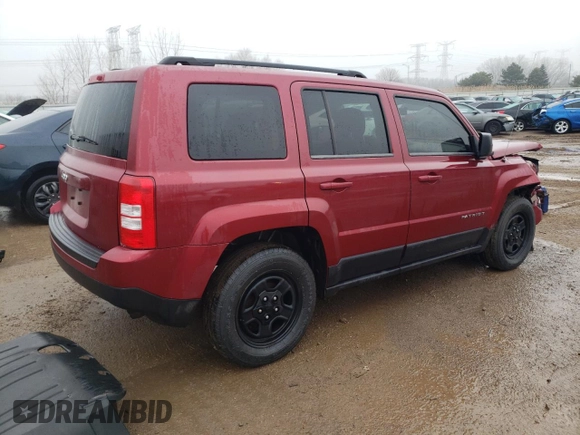 2014 Jeep Patriot Altitude with VIN 1C4NJPBA7ED512632, listed as a Copart auction lot 43197655 with 163,440 mi miles and Salvage Title. Bid and sale history available at DreamBid. Image 3.