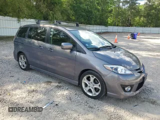 2010 Mazda 5 Sport z VIN JM1CR2W34A0386374, wystawiony jako Copart lot #54013095 z przebiegiem 76 871 mil mil oraz Szkoda całkowita • Salvage title. Historia ofert i sprzedaży dostępna na DreamBid. Obrazek 4.