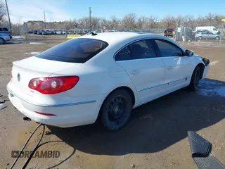 2010 Volkswagen CC Lux with VIN WVWHN7AN3AE541037, listed as a IAAI auction lot 41687578 with 182,977 mi miles. Bid and sale history available at carsss.com. Image 4.