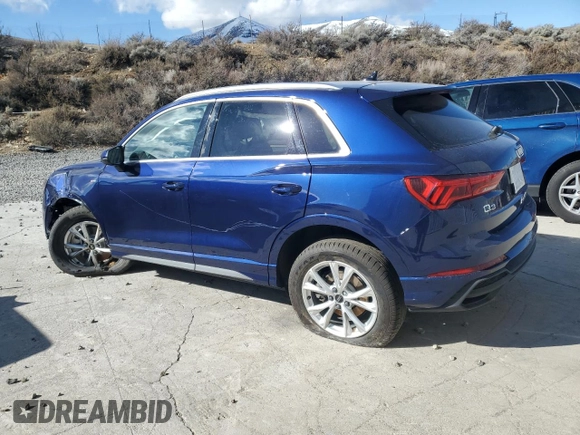2025 Audi Q3 S line Premium z VIN WA1DECF34S1001830, wystawiony jako Copart lot #48467995 z przebiegiem 1 723 mil mil oraz Czysty tytuł • Clean title. Historia ofert i sprzedaży dostępna na DreamBid. Obrazek 2.