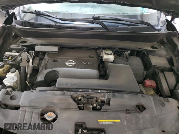 2015 Nissan Pathfinder S with VIN 5N1AR2MM5FC635656, listed as a Copart auction lot 54740355 with 125,835 mi miles and Salvage title. Bid and sale history available at DreamBid. Image 12.